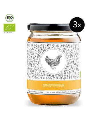 Biological Bone Broth 6x500ml Set - Beef & Chicken | Nutritious Long-Cooked Broth for Optimal Health - Buy Online on SooperMarket.com