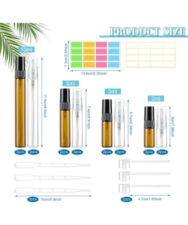 Dbuwqips 28 Pieces Travel Perfume Atomizer Perfume Holder Travel Refillable Travel Perfume Bottle Perfume Refillable for Perfume Dispensing Aromatherapy - Buy Online on SooperMarket.com