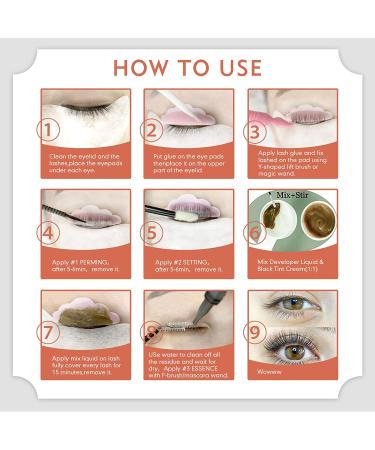 PERMANIA Lash Lift Kit - 4-in-1 Eyelash & Brow Perm in Black - Lasts 6-8 Weeks - Includes 25 Tools - Buy Online on SooperMarket.com
