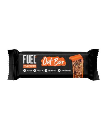 FUEL10K Peanut Butter Porridge Oat Bars - 16x45g - High Protein On The Go Breakfast Bars