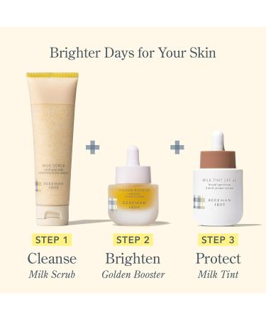 Buy Beekman 1802 Milk Tint Face SPF 43 | Oxybenzone Free Tinted Mineral Sunscreen & Moisturizer for Sensitive Skin | Cruelty-Free Makeup Primer - 1 oz - Buy Online on SooperMarket.com