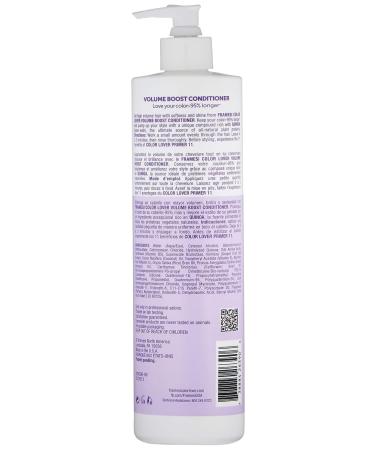 FRAMESI Color Lover Volume Boost Conditioner - Sulfate Free Volumizing Formula with Quinoa and Coconut Oil - For Color Treated Hair - 16.9 Fl Oz - Buy Online on SooperMarket.com