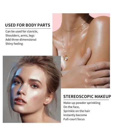 2 PCS Fairy Highlight Patting Powder Body Glitter | White Moonbeam Shade - Buy Online on SooperMarket.com