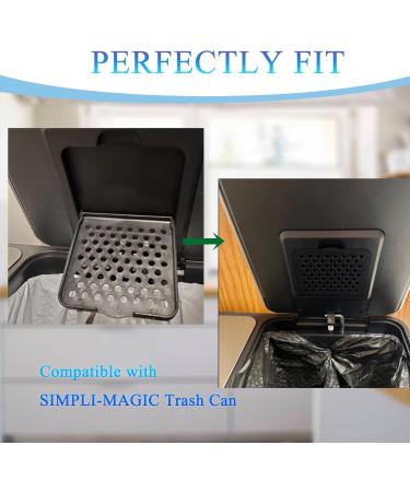 Purifylogix Odor-Absorbing Filter Refill Packs for Simpli-Magic Trash Can | Activated Carbon Deodorizers | Compatible with Built-In Odor Filter (Square 6 Pack) - Buy Online on SooperMarket.com