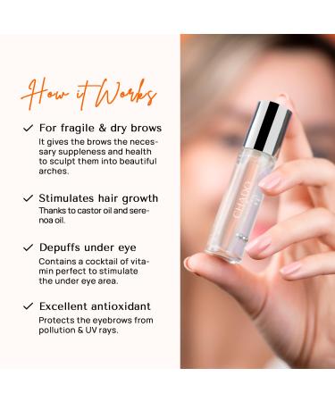 CHADO Huile Cristal - Eyelash & Eyebrow Growth Serum | Nourish & Strengthen Lashes & Brows | Cruelty-Free Hydrating Formula (7ml - Buy Online on SooperMarket.com
