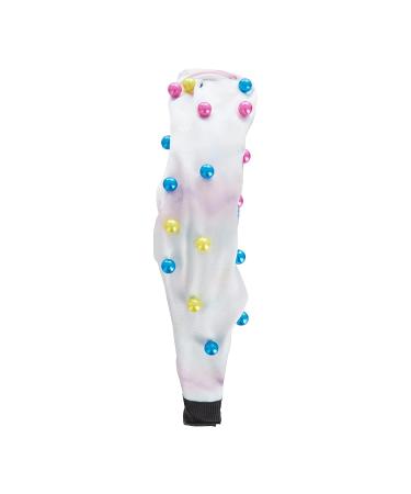 Cudlie Confetti Colorful Neon Bead Headband Set for Girls - Pull Free Kids Accessories for Thick, Curly Hair in Pink/White - Buy Online on SooperMarket.com