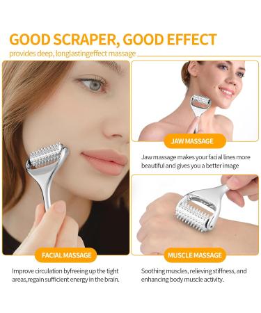 Running Man Massage Roller - Deep Tissue Tool for Face Neck Thighs | Acupuncture Muscle Pain Relief & Skin Tightening | International Shipping - Buy Online on SooperMarket.com