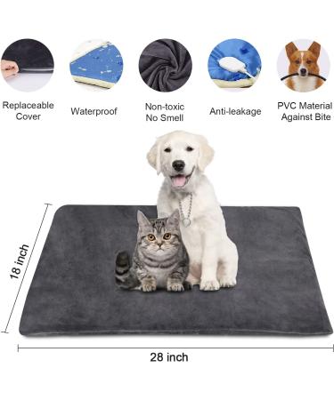 ENJOY PET Dog Heating Pad - 12 Level Timer and Temperature Control - Indoor Pet Heating Mat for Cats and Dogs - Chew Resistant Cord - Large 28 x 18 - Buy Online on SooperMarket.com