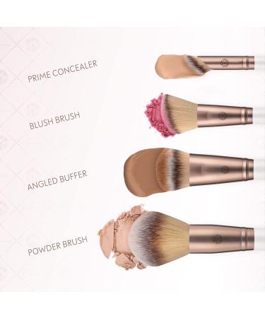 Buy Luvia Flawless Face Brush Set - 4 Vegan Make-Up Brushes for a Perfect Finish | International Shipping Available - Buy Online on SooperMarket.com