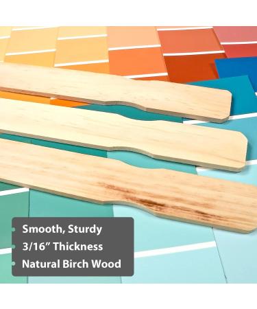 12 Inch Wood Paint Stir Sticks 10 Pack - CraftySticks Garden Markers Mixing Sticks for Epoxy Resin - Buy Online on SooperMarket.com