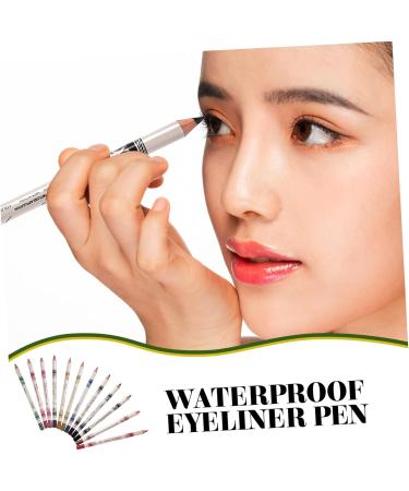 Beavorty 12 Pcs Eyeliner Pencil Makeup Eyeliner Colorful Eyeliner Set Eye Lip Liner Make up - Buy Online on SooperMarket.com