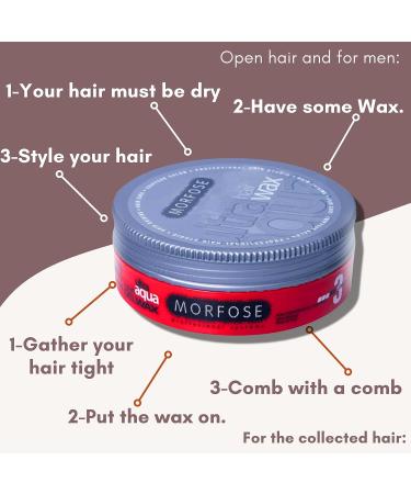 Morfose Ultra Aqua Hair Gel Wax - Strong Hold for Flyaways, Braids, Curls - Strawberry Scent - 5.92 fl oz - Buy Online on SooperMarket.com