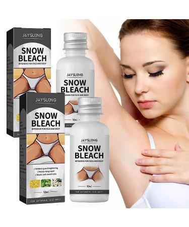 Snow Bleach cream Snow Bleach cream for lightening the intimate area under the armpits Snow Bleach intensive for the face and body do me bleach my butt cream (2 pc)