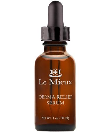 Le Mieux Derma Relief Serum - Hydrating Oil Serum for Face with Ceramides  Squalane & Kukui  Moisturizing Facial Oils for Dry or Sensitive Skin  No Parabens or Sulfates (1 oz / 30 ml)