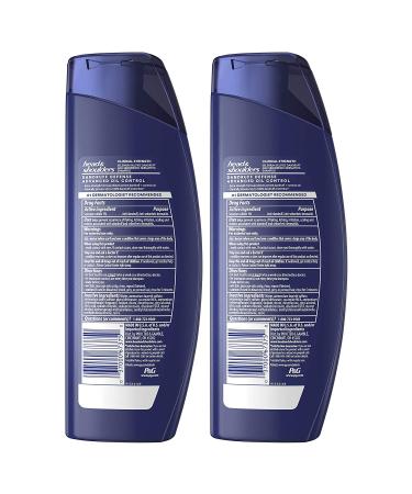 Head & Shoulders Clinical Strength Dandruff Shampoo Twin Pack - Advanced Oil Control (13.5 Oz Each) - Refreshing Citrus Scent - Buy Online on SooperMarket.com