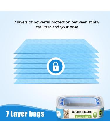Cat Litter Refills Cartridge Compatible with 1 count (Pack of 10) - Buy Online on SooperMarket.com