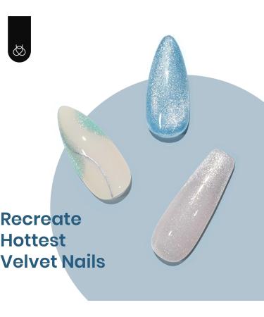 Beetles 6 Colors Holographic Glitter Cat Eye Gel Polish Kit with Magnet Romantic Galaxy Series Soak Off Uv Led Gel Nail Polish Home Diy Manicure Nail Salon Varnish 11-Romantic Galaxy - Buy Online on SooperMarket.com