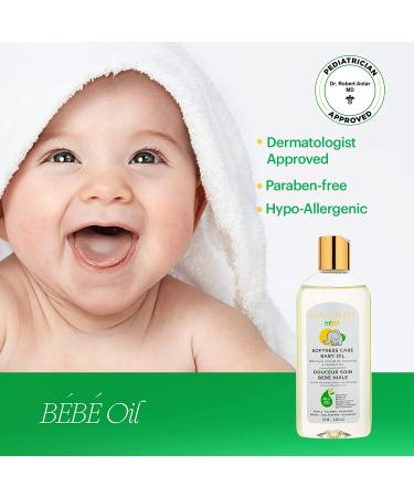 Makari Bebe Softness Care Baby Oil (250 ml) | Sweet Almond Oil-Enriched Baby Massage Oil for Delicate & Sensitive Skin - Buy Online on SooperMarket.com