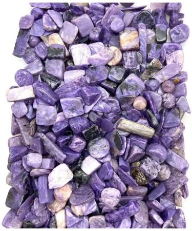 Natural Crystals and Stones 100g 9mm-12mm Natural Purple Charoite Crystal Gravels Polishing Stone Chips for Home Decoration for Decoration FZUGEDRLI - Buy Online on SooperMarket.com