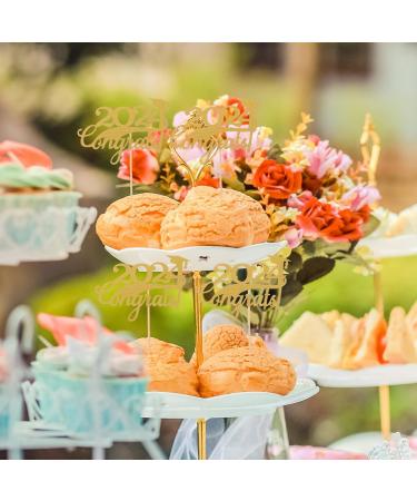 HOLIDYOYO 15pcs 2024 Graduation Cake Inserts Top Hat Cake Decors Class of 2024 Cupcake Picks 2024 Graduation Cupcake Toppers Graduation Cake Decorations Graduate Paper Dining Table - Buy Online on SooperMarket.com