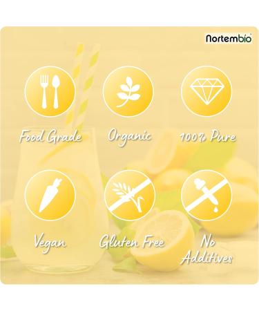 Nortembio Citric Acid Powder 1 kg - 100% Pure & Ecological for Cooking & Baking + Free Recipe eBook - Buy Online on SooperMarket.com