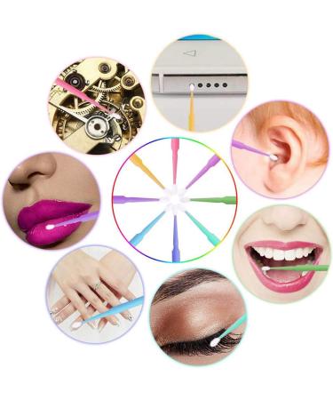 800Pcs Disposable Micro Brushes Applicator Fine Micro Applicator Brushes Microswabs Long-tip Microbrush Applicators for Eyelash Extensions Eye Dental Personal Care (8 Colors) - Buy Online on SooperMarket.com