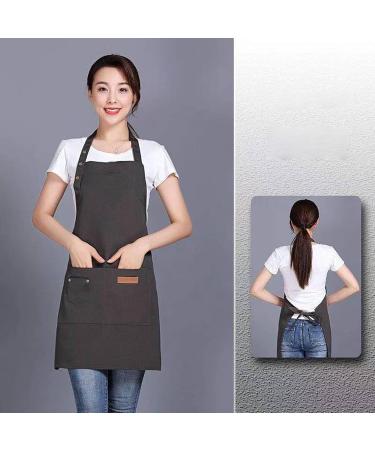Adjustable Gray Salon Apron for Hair Cutting & Nail Art - Best Beauty Salon Accessory - Buy Online on SooperMarket.com