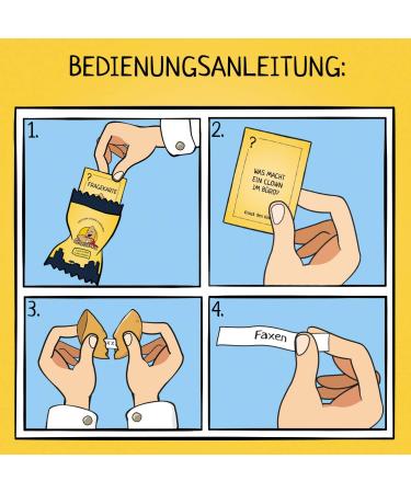 Scherzkeks Kids Fortune Cookies - 10 Fun Joke Cookies for Birthdays & Celebrations - Buy Online on SooperMarket.com