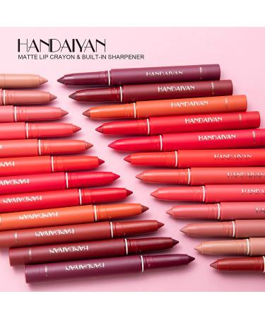 Kasither 6 Colors Matte Lip Liner Set - Long Lasting Lip Pencil - Smooth & Non-Drying - Easy to Use - Cruelty-Free (Set-A) - Buy Online on SooperMarket.com