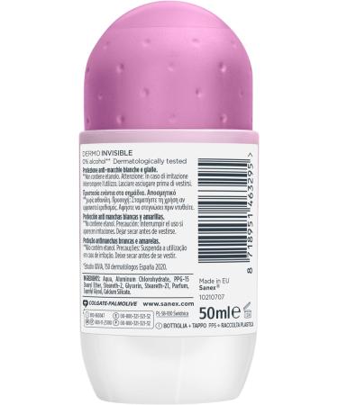 Sanex Dermo Invisible Roll On Antiperspirant 50ml pack of 6 white Invisible 50 ml (Pack of 6) - Buy Online on SooperMarket.com