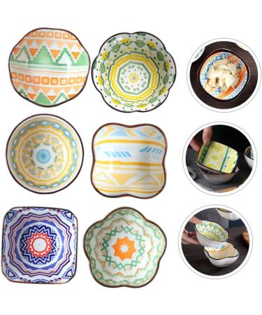 MAGICLULU 6pcs Ceramic Saucer Ceramics Sauces Sushi re-usable - Buy Online on SooperMarket.com