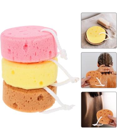 PRETYZOOM 3pcs Seaweed Bath Sponge Set - Honeycomb Shower Accessory for Exfoliating & Cleansing | Ideal Bathing Supplies - Buy Online on SooperMarket.com