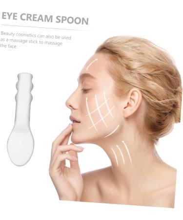 WOFASHPURET Stainless Steel Spoon Facial Cosmetic Spoon Glass Octopus Ornament Anti Wrinkle Eye Cream Mini Spoons Mini Scoops Clay Blenders Facial Cream Spoons Make up Baby Scraper 6.5x2x0.2cm Silver - Buy Online on SooperMarket.com