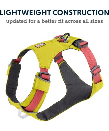Ruffwear Hi & Light Dog Harness | Lightweight No Pull Harness for All Sizes | Fully Adjustable with Lead Attachment & ID Bag - Lichen Green Medium - Buy Online on SooperMarket.com