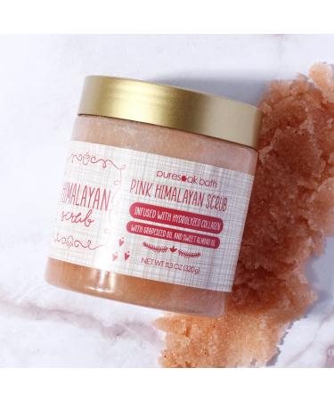 Puresoak Himalayan Salt Scrub Body Scrub Set - Exfoliate & Moisturize Skin - Gift for Men & Women - 11.28 OZ - Buy Online on SooperMarket.com