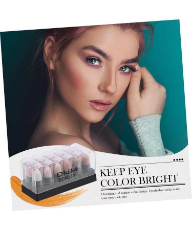 Hemoton 1box 12 Shadow Box Girl Eye Makeup Accessory Girl Cosmetics Eyeshadow Stick Lasting Eyeshadow Stick Colorful Eyeshadow Stick Eyeshadow Stick for Women Cosmetics Accessory - Buy Online on SooperMarket.com