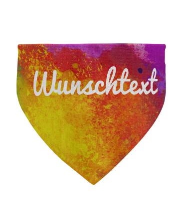 printplanet - Dog scarf with name or text - Scarf for dogs - Layout Colorpaint - Size L Size L Colorpaint