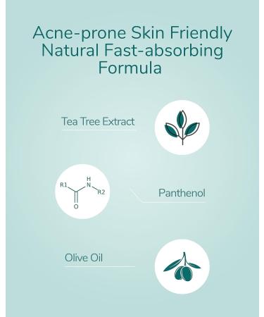 Tea Tree Moisturizing Cream - Hypoallergenic Lightweight Soothing Cream for Sensitive Skin | Strengthens Skin Barrier with Tea Tree Extract & Olive Oil - Korean Skin Care (3.4fl oz - Buy Online on SooperMarket.com