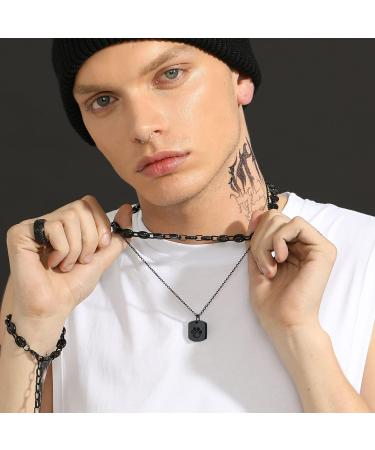 U7 Women's Cremation Urn Necklace - Cycle of Life & Celtic Knot Design Dog Footprints Wings Crucifix - Stainless Steel Pendant for Ashes - Ideal Memorial Jewelry - Buy Online on SooperMarket.com