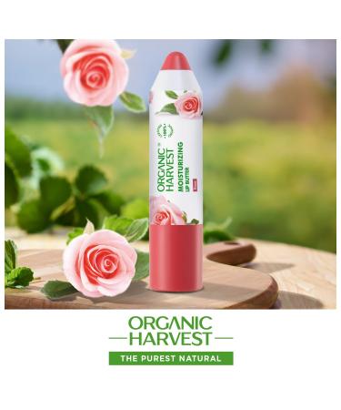 Moisturizing Lip Butter - Rose | Tinted Organic Lip Balm for Women Men & Kids | 100% American Certified Organic | 4g - Buy Online on SooperMarket.com