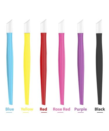 CATTOMBEEG Rubber Cuticle Pusher - Pack of 6 - Nail Art and Cleaner Tools for Men and Women - Six Colors Mix - Buy Online on SooperMarket.com