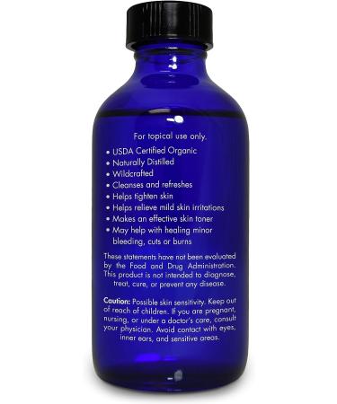 Organic Witch Hazel (Hamamelis Virginiana) 4oz - USDA Certified | Zongle - Buy Online on SooperMarket.com