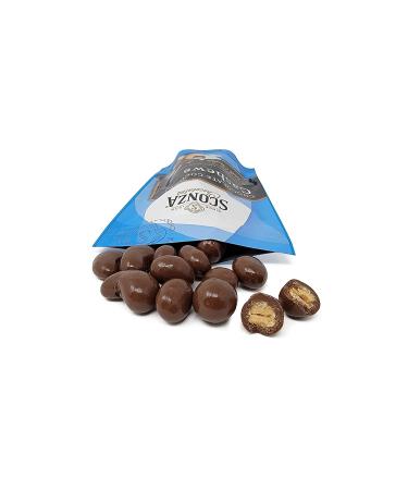 Lemoncello Chocolate Covered Almonds 5 Lb Bulk Bag by Sconza | Roasted Almonds in White Chocolate Lemon Creme | Gift Snack - Milk Chocolate Coconut Cashews - Buy Online on SooperMarket.com