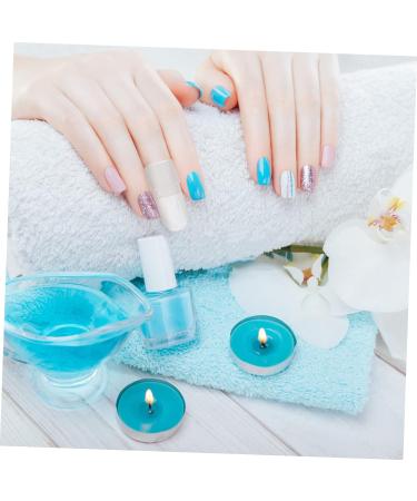 FRCOLOR 60 Pcs Nail Case Nail Soak off Caps Manicure Art Varnish Protector Nail Polish Varnish Protector Reusable Gelt Nail Gel Polish Nail Polish Protector Plastic Removal Tool Milk 4x2cmx3pcs As Shownx3pcs - Buy Online on SooperMarket.com