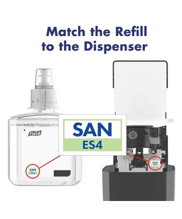 PURELL Advanced Hand Sanitizer Foam ES4 Starter Kit - 1200 mL Fragrance Free Refill + ES4 Graphite Dispenser - Buy Online on SooperMarket.com