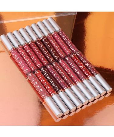 Petansy 18 Colors Matte Lipstick Set - Nude Velvet Liquid Lipstick Collection | Long-Lasting, Non-Stick, Waterproof Lip Gloss with Gift Box (18 Color/Set) - Buy Online on SooperMarket.com