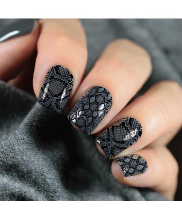 NICENEEDED Snake Nail Art Stamping Plates Geometry Nail Stamp Templates for Nail Art Equipment Animal Design Nail Plate for DIY Nail Decor Nail Art Tools - Buy Online on SooperMarket.com
