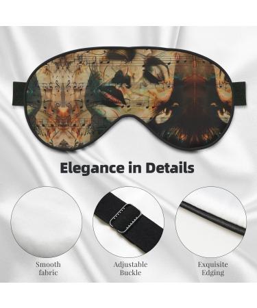 Buy Music Soft Sleep Eye Mask - Breathable Eye Patch for Women | Ideal for Travel & Relaxation - Shop Now - Buy Online on SooperMarket.com