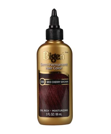 Bigen Semi Permanent Hair Color #CHB3 Medium Cherry Brown 3 oz (Pack of 9)