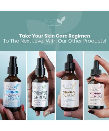 Eva Naturals Hydrating Face Cream with Hyaluronic Acid - Anti-Aging Moisturizer with Aloe Vera & Retinol - Firming Day & Night Cream (1.7 Fl Oz) - Buy Online on SooperMarket.com